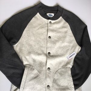 Old Navy Men Fleece Bomber Jacket